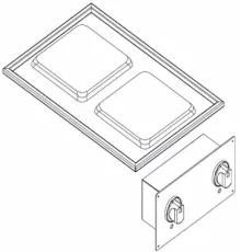 Плита электрическая KOGAST ESK-40DI 40718