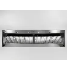 Зонт вытяжной пристенный RESTOINOX ЗВПКП-25/12 с подсветкой