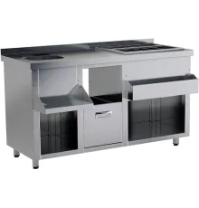 Барная станция RESTOINOX БСЗ1-15/6-03 без ящиков и вертушки