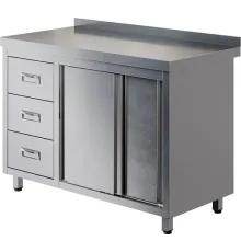 Стол производственный купе RESTOINOX СПК3Я-15/7-БЛ
