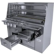 Гриль-мангал угольный многофункциональный GRILL MASTER ROBATA 1500 11330