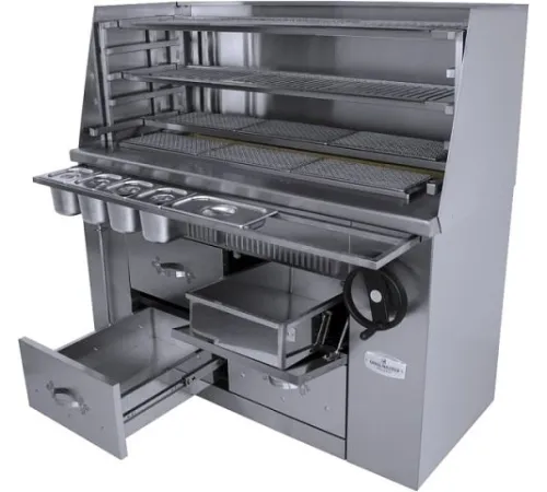 Гриль-мангал угольный многофункциональный GRILL MASTER ROBATA 1500 11330 Гриль-мангал угольный многофункциональный GRILL MASTER ROBATA 1500 11330