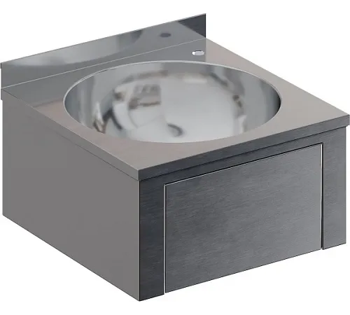 Рукомойник настенный коленный RESTOINOX РНКXГ-40/40-Б выст