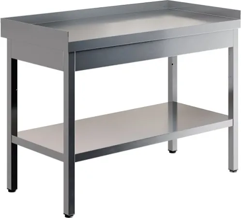 Стол производственный RESTOINOX СП-4/6-3БП 3 борта