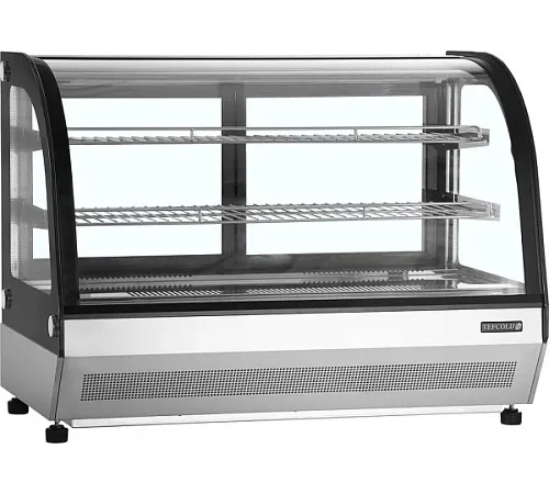 Витрина холодильная кондитерская TEFCOLD LCT900C черный