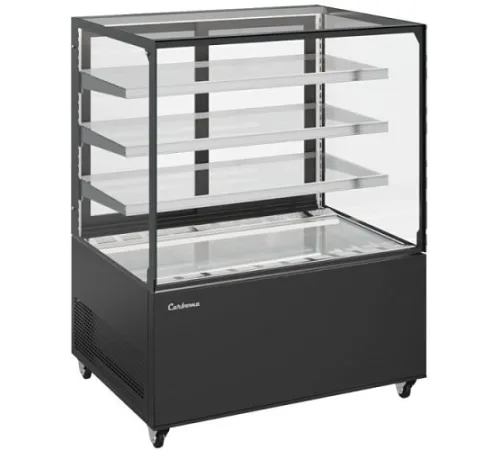 Витрина кондитерская CARBOMA Cosmo KC78-130 VV 0,9-1 RAL9005
