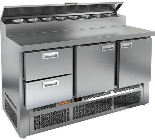 Стол для пиццы HICOLD PZE2-211/GN (1/6H)