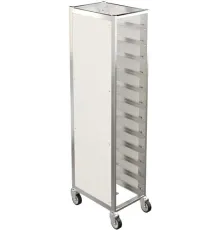 Тележка шпилька закрытая RESTOINOX ТШCЗПП-12-40/20-304/325-360 под подносы универсальная выставочный