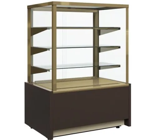Витрина холодильная кондитерская CARBOMA KC70 VM 0,9-1 0102-0109 (ВХСв-0,9д Cube)