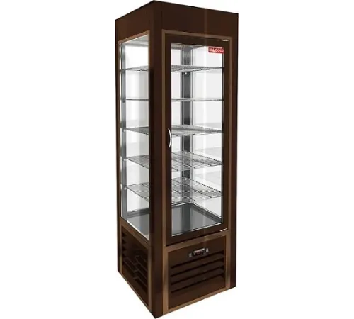 Витрина кондитерская HICOLD VRC 350 Sh Brown FR
