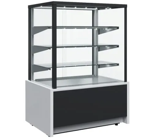 Витрина кондитерская неохлаждаемая CARBOMA KC70 N 0,9-1 9006-9005 (0,9 Cube ТЕХНО)