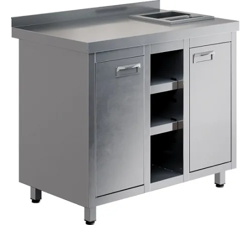 Барная станция для кофемашин RESTOINOX БСНКР-12/6-БП с нок-бокс