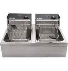 Фритюрница EKSI Electric Fryer 6+6L