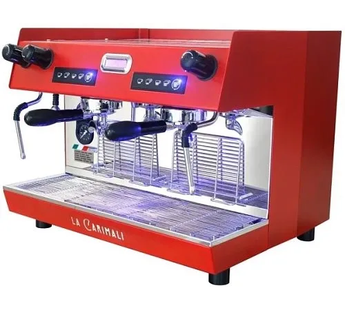 Кофемашина рожковая CARIMALI Nimble NI-E02-H-02-NL-RED 2 высокие группы, красный