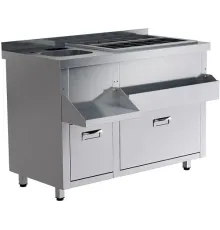 Барная станция RESTOINOX БСЗ1-12/6-02 с ящиками