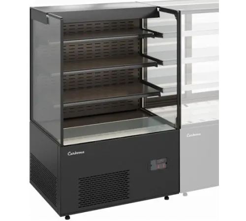 Витрина кондитерская CARBOMA Cosmo KC78-130 VV 0,9-2 RAL9005
