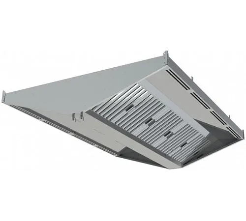 Зонт приточно-вытяжной центральный RESTOINOX ЗПВЦУП-17/14 с подсветкой