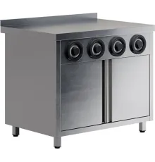 Стол-тумба с диспенсерами для стаканов RESTOINOX СПЗРД4-12/7-Б