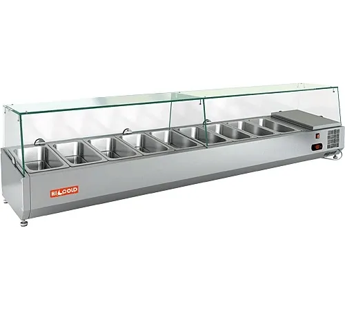 Витрина настольная охлаждаемая для ингредиентов HICOLD VRTG 1970 к PZE3