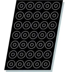 M.Pujadas, S.A. Форма для выпечки силиконовая (Саварин) 859.159 (60 шт, 41х12мм)