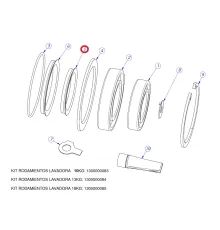 Кольцо упорное P634911000 для машин стиральных LA10ME