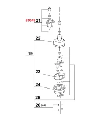 Шестерни в комплекте 89549 для миксера серии CMP модели CMP 300 Combi