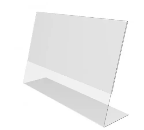 Ценникодержатель из ПВХ L-образный P-PRICER 40х60 горизонтальный