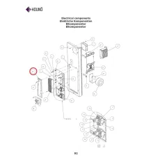 Плата электронная 30900065 для печей электрических т.м. HOUNO