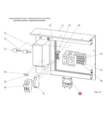 Прессостат 12049069 (DO1AB01475) для машин сушильных т.м. FAGOR моделей SR/E-10