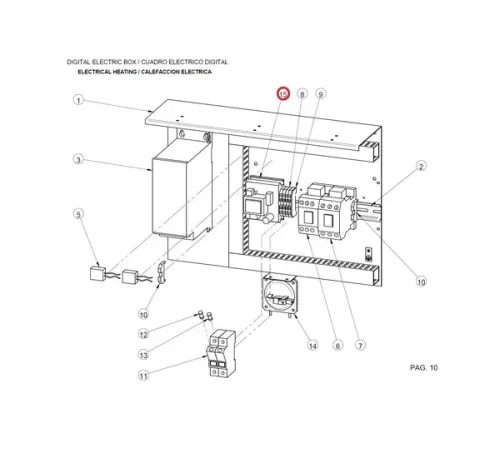 Блок питания 12043935 (DO1DH12229) для машины сушильной т.м. FAGOR серии SR