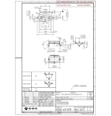 Фиксатор A01023 для переключателя поворотного A01022 для блинниц серии CDE