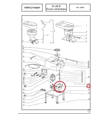 Корпус механический 117647 для овощерезки серии CL