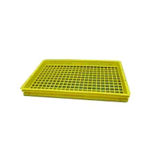 Лоток д/транспортировки Х-2.3 (4-х бортный, полностью перфорированный, цветной, хлебный 740х440х65) Лоток д/транспортировки Х-2.3 (4-х бортный, полностью перфорированный, цветной, хлебный 740х440х65)