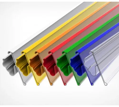 Ценникодержатель двухпозиционный LST39 длина 988 мм, цвет синий