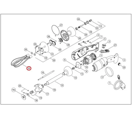 Венчик (1 шт.) F2961 для миксера т.м. Vortmax, серии MiniPM