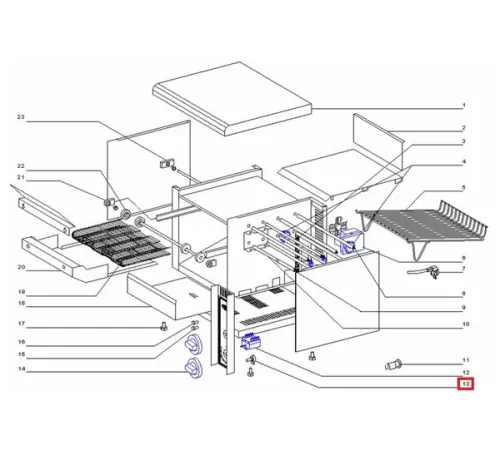 Потенциометр A04005 для тостера электр. т.м. ROLLER GRILL, серии CT