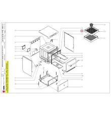 Уплотнение 12049352 для машины посудомоечной т.м. FAGOR, серии CO