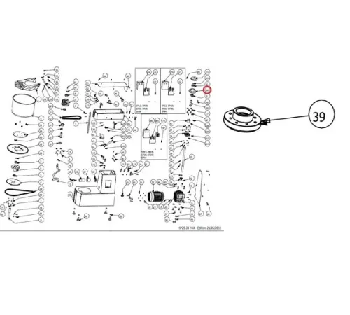 Муфта IMX12039 для машины тестомесильной т.м. WLBake, серии SP