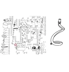 Спираль (месильный орган) IM008021 для машины тестомесильной т.м. WLBake серии SP