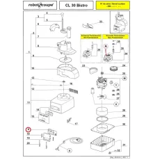 Плата электронная 103691S для овощерезки т.м. ROBOT COUPE серии CL