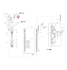 Фитинг угловой 532650600 (Ø 4мм) для кофемашины т.м. La Cimbali серии М1