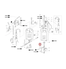 Трубка бойлера 940064008 (впускная) для кофемашины т.м. La Cimbali серии Q10