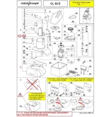 Панель съемная 39660 для овощерезки т.м. Robot Coupe, серии CL