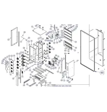 Уплотнение двери 040GUA00002 (4,4м) для печи пароконвекционной т.м. Vortmax, серии VSI