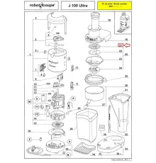 Диск-тёрка 49048 для соковыжималки т.м. Robot Coupe, серии J