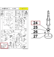 Кольцо 200008 для овощерезки т.м. Robot Coupe, серии CL