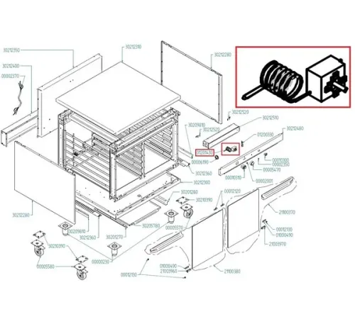 Терморегулятор 90С 01201430 для шкафа расстоечного серии EKL