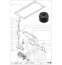 Муфта предохранительная 12024421 (Z105008000) для машины посудомоечной т.м. FAGOR, серии FI