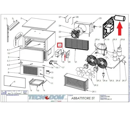 Конденсатор пусковой 2 мкФ CSV300AB5T для шкафа шоковой заморозки т.м. EQTA серии BC