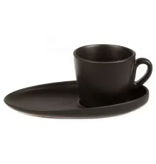 P.L.Proff Cuisine Чашка с блюдцем Black Star (100 мл) 81223143